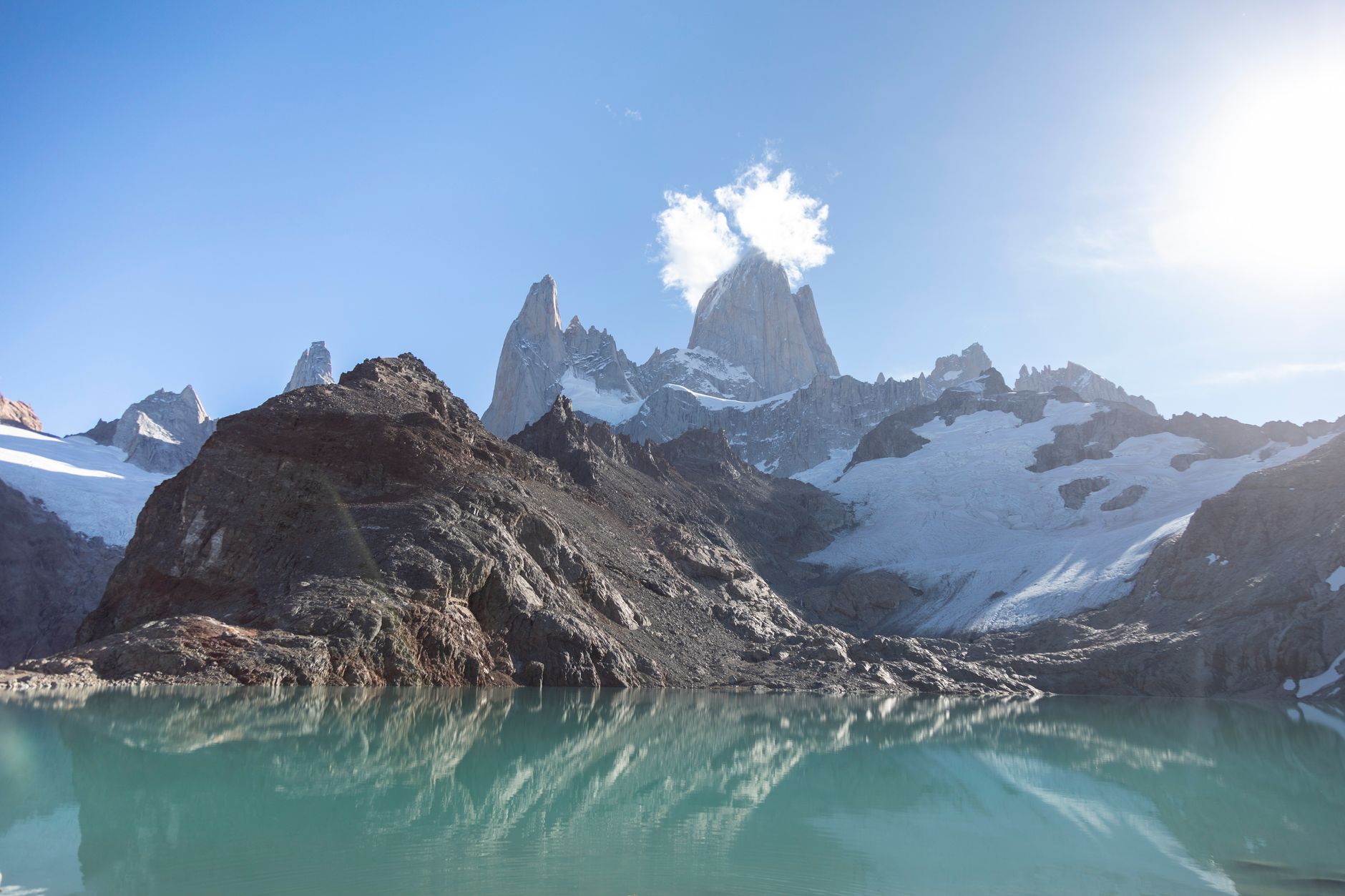 Picos de El Chaltén al alba